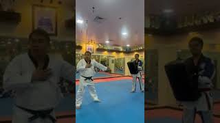 Spinning Back Kick Variation details by Master Jec Panotes [upl. by Lemmueu]