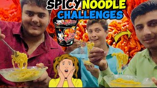 Spicy Noodle eating challenge  Nadir vlog [upl. by Kenny585]