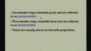 Lecture  16 Carbohydrates I [upl. by Annai]