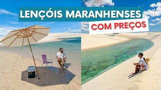 TUDO sobre os LENÇÓIS MARANHENSES Santo Amaro Barreirinhas e Atins  roteiro completo COM PREÇOS [upl. by Latsirhc663]