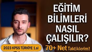 Eğitim Bilimlerinde 43 Netten 725 Nete Nasıl Çıktım Hoca ve Kaynak Önerisi Stratejilerim [upl. by Karena]