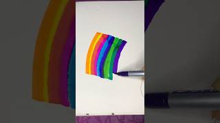 DIY Rainbow🌈 Man Art art shorts ytshorts creative kids [upl. by Pepper]