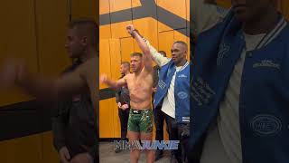 Dricus Du Plessis and Israel Adesanya share backstage moment after UFC305 ❤️ [upl. by Daveda]