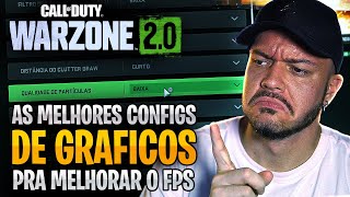 COD WARZONE 20  Como CONFIGURAR os GRÁFICOS pra AUMENTAR o FPS e a VISIBILIDADE  EXPLICAÇÃO [upl. by Declan]