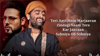 teri aayi main mar jawan Lyrical Video Arijit Singh Ft Badshah  new hindi love song 2024 [upl. by Gino]