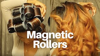 Struggle Roller Set On Natural Hair [upl. by Anneirb996]