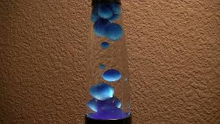 Lava Lamp Blue Relaxing Soothing 3 Hours [upl. by Schwinn]