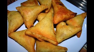 Mauritian Cuisine Chicken Samosa Recipe step by step  Samoussa au poulet Mauricienne [upl. by Atsev575]