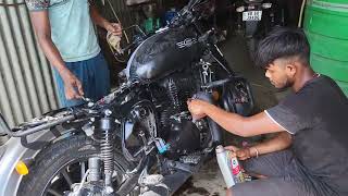 jawa bike full service mithunmandal [upl. by Flore]