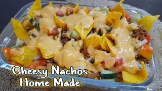 Cheesy Nachos Home MadeAll time favorate Snacks anytime Everwehere [upl. by Philipp]