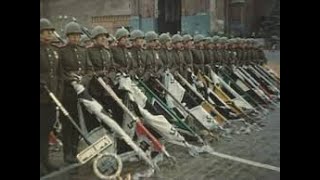 1945 Victory Parade in color [upl. by Urita]