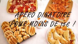 🍻APÉRO DINATOIRE À MOINS DE 15€   pour 34 personnes [upl. by Eerahc344]