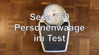 Seca 760 Personenwaage Test  WAAGENTESTDE [upl. by Ilac]