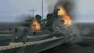 The Battleship Bismarck The Final Battle [upl. by Annirtak]