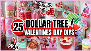 Dollar Tree VALENTINES DAY DIYS 2024 💕│DIYS that DONT LOOK CHEAP 125 HACKS for 2024 [upl. by Gottfried]