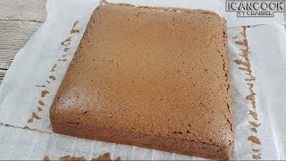 Chocolate Castella Cake 古早味巧克力蛋糕 [upl. by Nason]