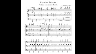 C Orff  Carmina Burana  1 Fortuna Imperatrix Mundi  Organ Hauptwerk [upl. by Blockus958]