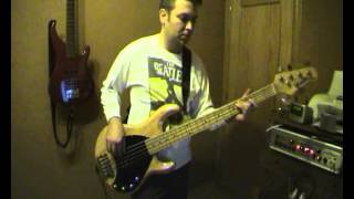 Golpes Bajos  No Mires A Los Ojos De La Gente  bass cover   Paul Dream [upl. by Ahse]