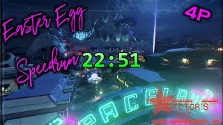 Zombies in Spaceland Easter Egg Speedrun 4P Directors Cut 2251 [upl. by Attenaj434]