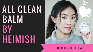 Heimish All Clean Balm  Review  Demo [upl. by Tra332]