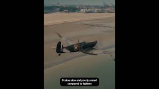 Dunkirk Spitfire without fuel shoots down a Stuka dive bomber movie dunkirk [upl. by Luther]