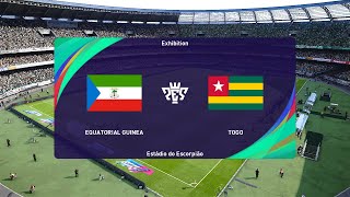 Equatorial Guinea vs Togo 09092024 Africa Cup of Nations PES 2021 [upl. by Treblah]