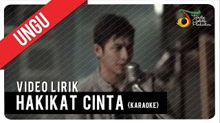 UNGUHakikat Cinta Karaoke  VC Trinity [upl. by Sudnak]