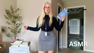 Full Body Massage at the Library Stop Studying So Hard ASMR [upl. by Eiroj]