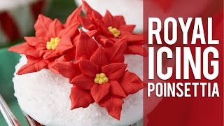 How to Pipe a Poinsettia Flower [upl. by Reprah728]