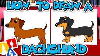 How To Draw A Dachshund [upl. by Nial]