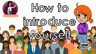 Conversación básica en ingles How to introduce yourself 1 [upl. by Nautna]