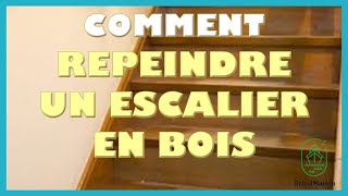 Comment repeindre un escalier en bois [upl. by Fanchette]