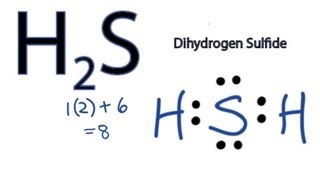 H2S Lewis Structure  How to Draw the Dot Structure for H2S [upl. by Novihc337]