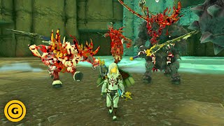 Fighting 3 Lynels At Once Damageless  Zelda Tears of the Kingdom Gameplay [upl. by Llenrad]