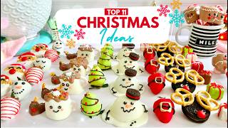 🎄 11 POSTRES SIN HORNO de NAVIDAD para VENDER y GANAR DINERO desde CASA 🎅🏼 IMPRESIONA a tus CLIENTES [upl. by Aleel]