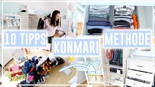 10 TIPPS Konmari Methode• Nie wieder aufräumen • OrganisationampAufbewahrung• Maria Castielle [upl. by Yenffad595]