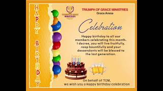 HAPPY BIRTHDAY TO ALL JUNE CELEBRANTS  Prophetess Dr Christy Idahosa [upl. by Mahgem]