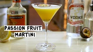 Passion Fruit Martini  Tipsy Bartender [upl. by Canotas]