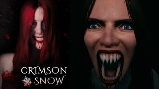 Crimson Snow  Indie Horror Game Playthrough [upl. by Yanaton]