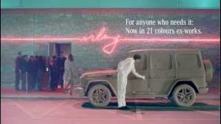 lustige Mercedes Werbung GKlasse  funny MercedesBenz GClass commercial [upl. by Sidalg]