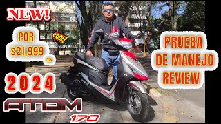 NUEVA ATOM 170CC ZX 2024 VENTO Precio Increíble  Review  Prueba de manejo  Análisis [upl. by Jarrid552]