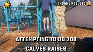 20 YEARS OLD  ATTEMPTING TO DO 200 CALVES RAISES [upl. by Brass290]