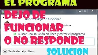 Esta Aplicacion No Responde o Dejo de funcionar Windows 1087 I SOLUCIÓN 2024 [upl. by Hendry]