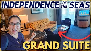 Independence of the Seas Grand Suite Stateroom Tour amp Review 4K Cabin1598 [upl. by Terej]