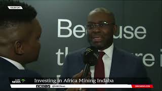 African Mining Indaba  Edward Koranteng speaks to the SABC [upl. by Celestyna]