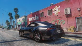 How to improve GTA 5 graphics using free ENB and NaturalVision Evolved Graphics Showcase [upl. by Kcirddet]