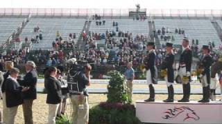 Team Dressage Award Ceremony  2010 WEG [upl. by Coretta]