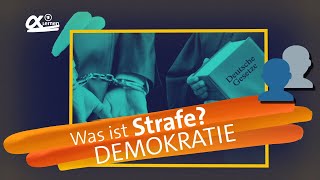 Was ist Strafe  alpha Lernen erklärt Demokratie RESPEKT [upl. by Petronia218]