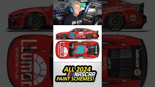 All 2024 NASCAR Paint Schemes January NASCAR DAYTONA500 [upl. by Sklar]