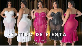 Nuevo TRANSPARENTE vestido largo de fiesta plus size  2022 Moda mujer  Fashion blogger [upl. by Fisk128]